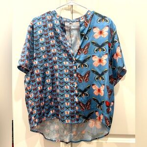 Butterfly Button Blouse